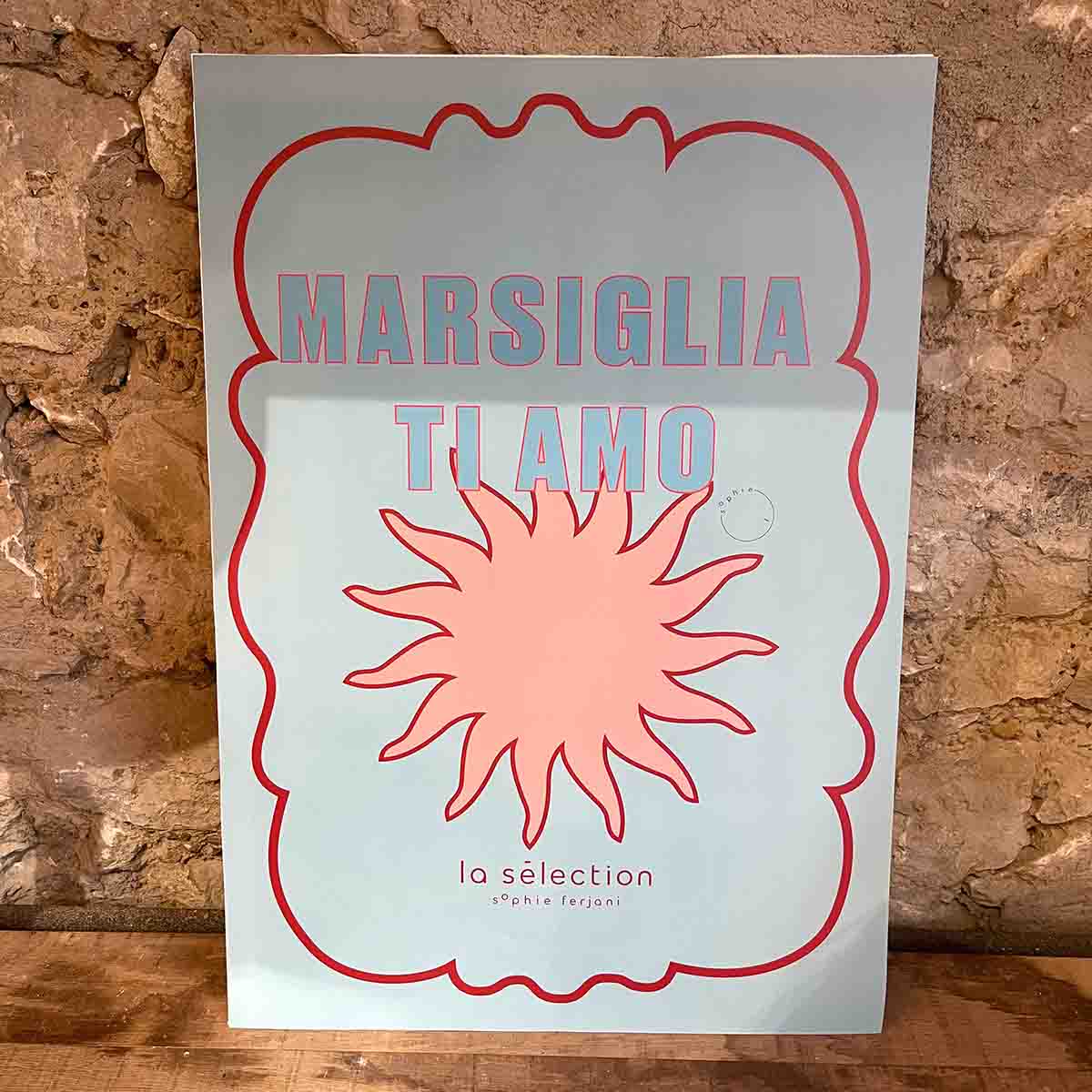 MARSIGLIA TI AMO COEUR ROSE