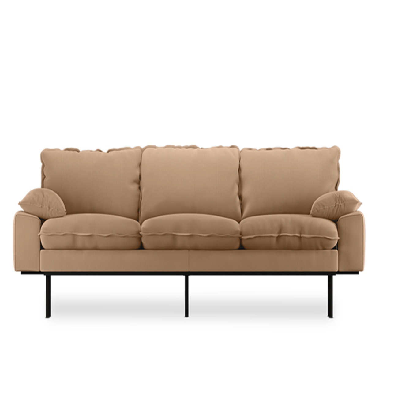 CANAPÉ RÉTRO 3 PLACES - VELOURS