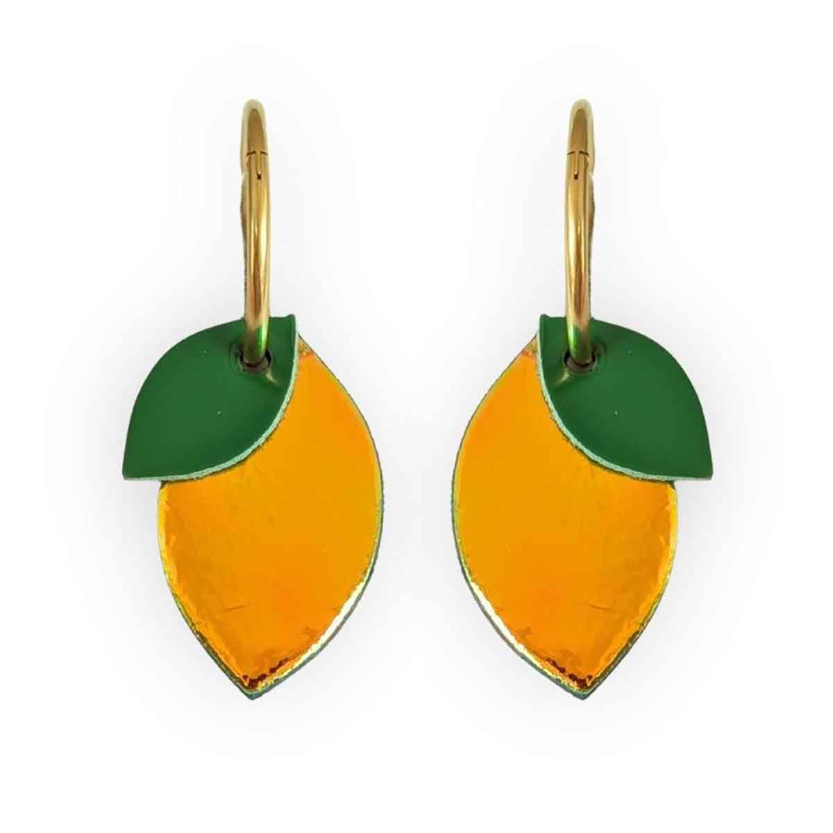 BOUCLE D'OREILLE CITRONS