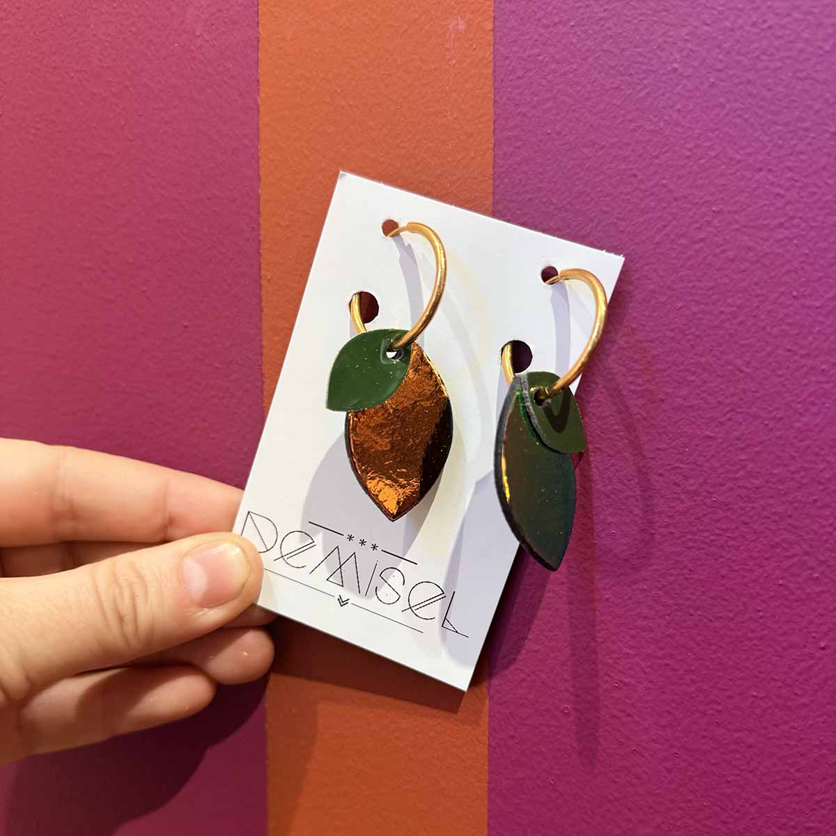 BOUCLE D'OREILLE CITRONS