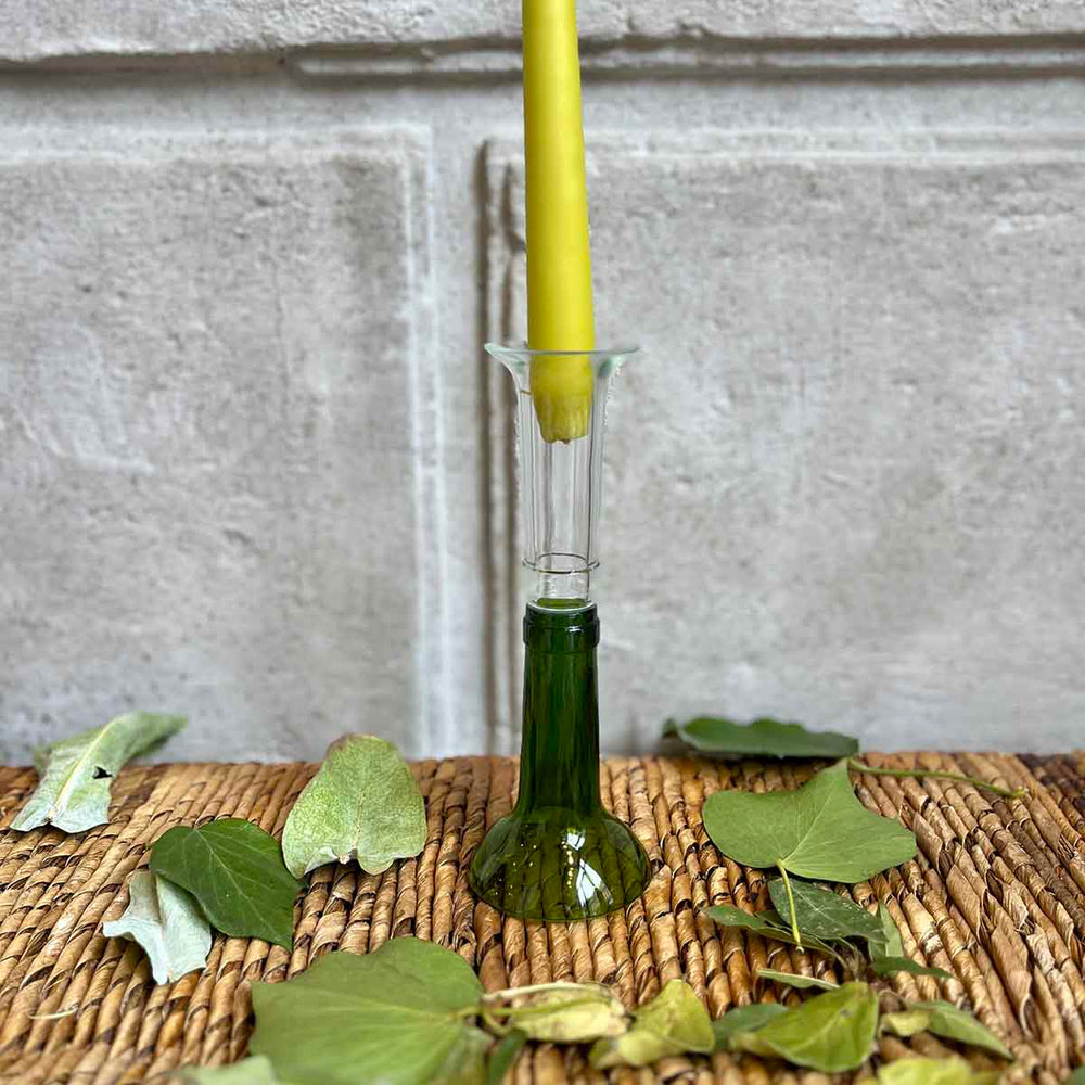 BOUGEOIR - BLANC / VERT