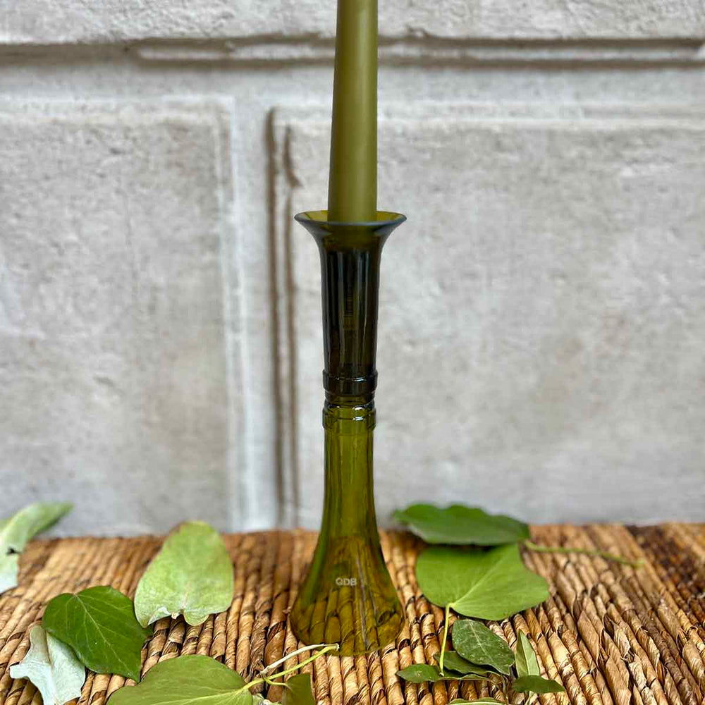 BOUGEOIR - CANNELLE / FEUILLE MORTE