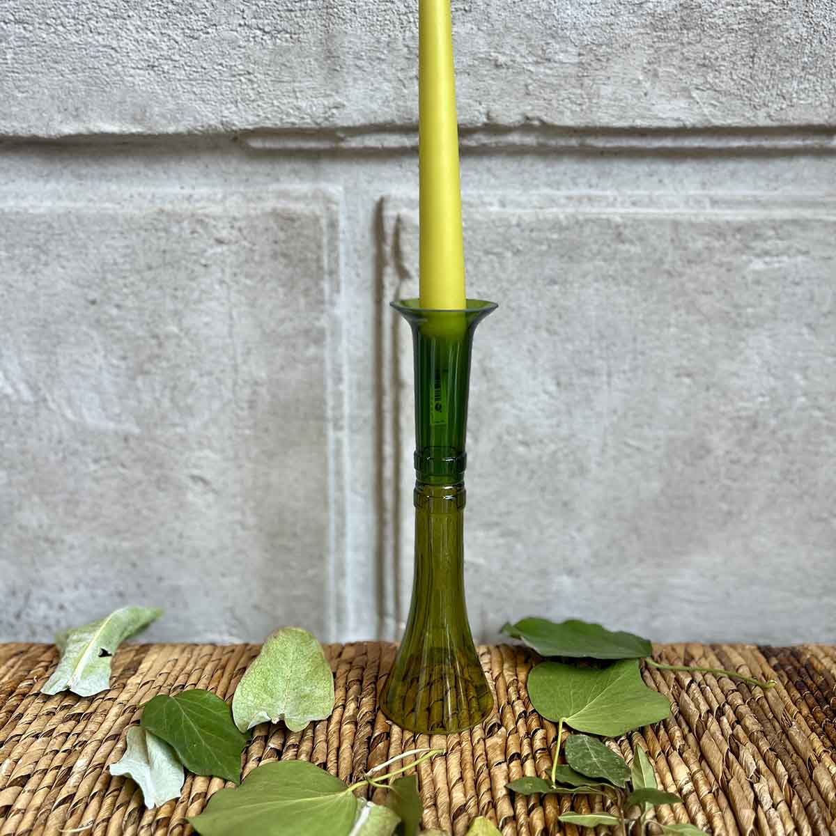 BOUGEOIR - VERT / FEUILLE MORTE