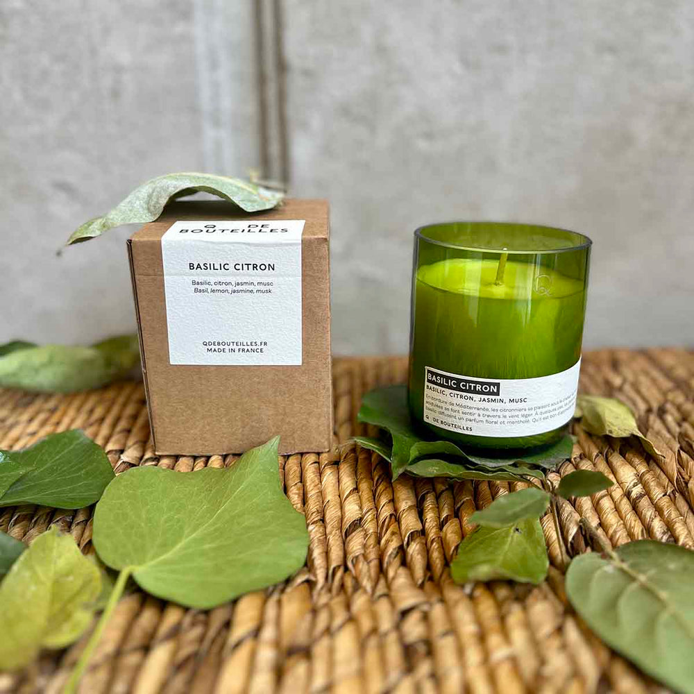 BOUGIE - BASILIC & CITRON