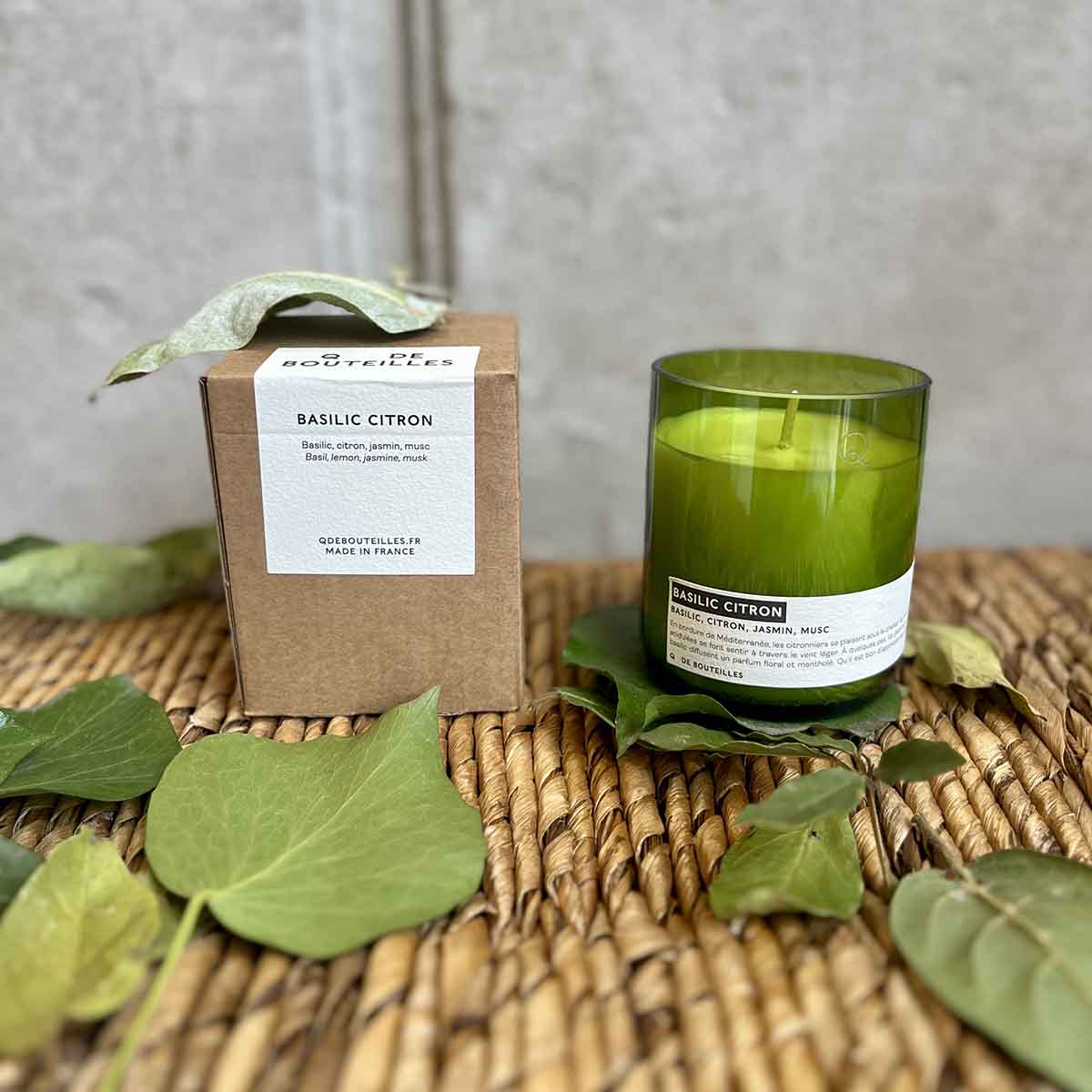 BOUGIE - BASILIC & CITRON