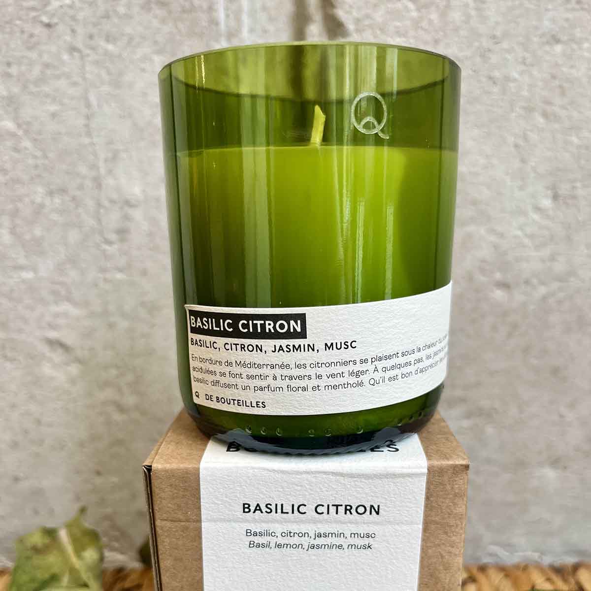 BOUGIE - BASILIC & CITRON