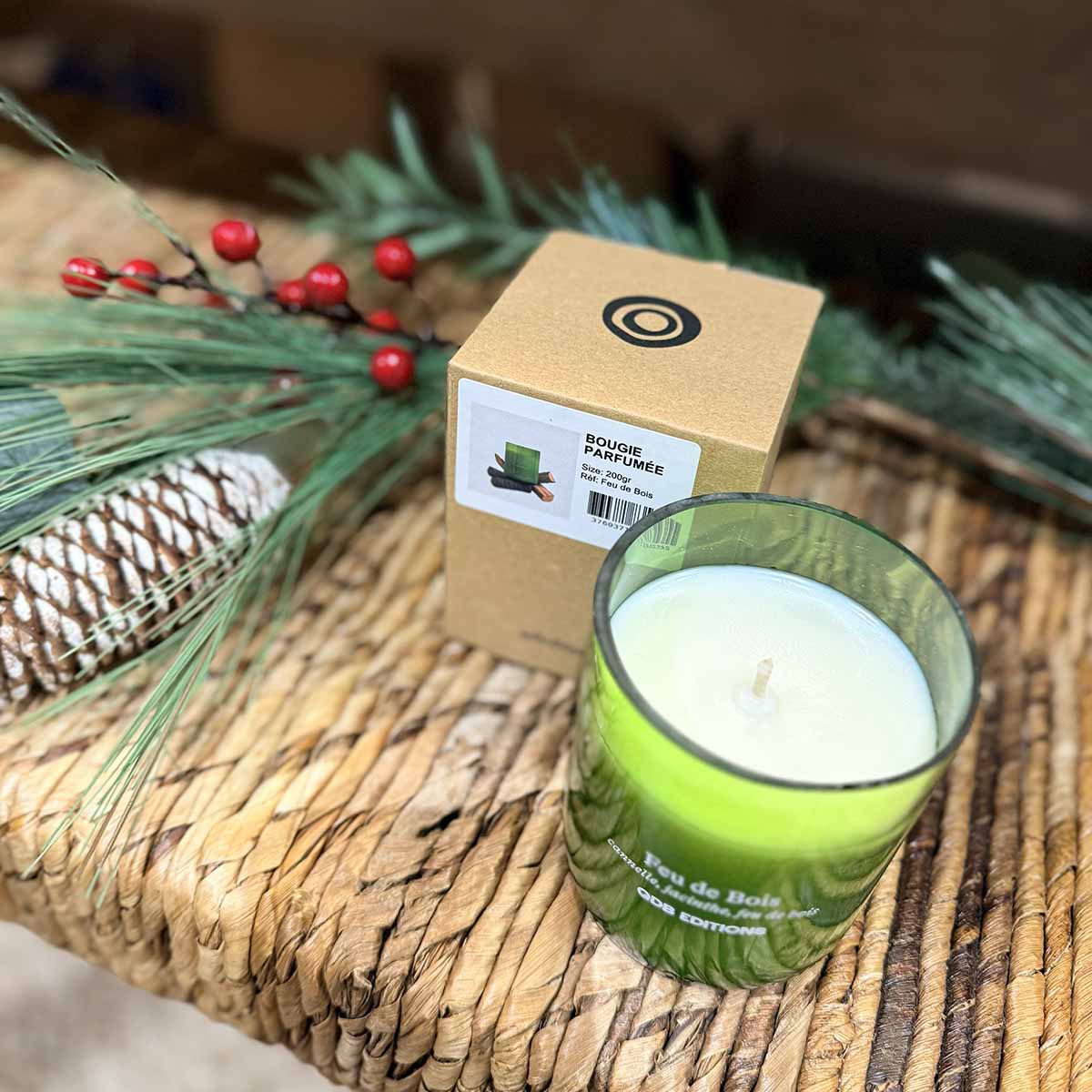 BOUGIE - FEU DE BOIS