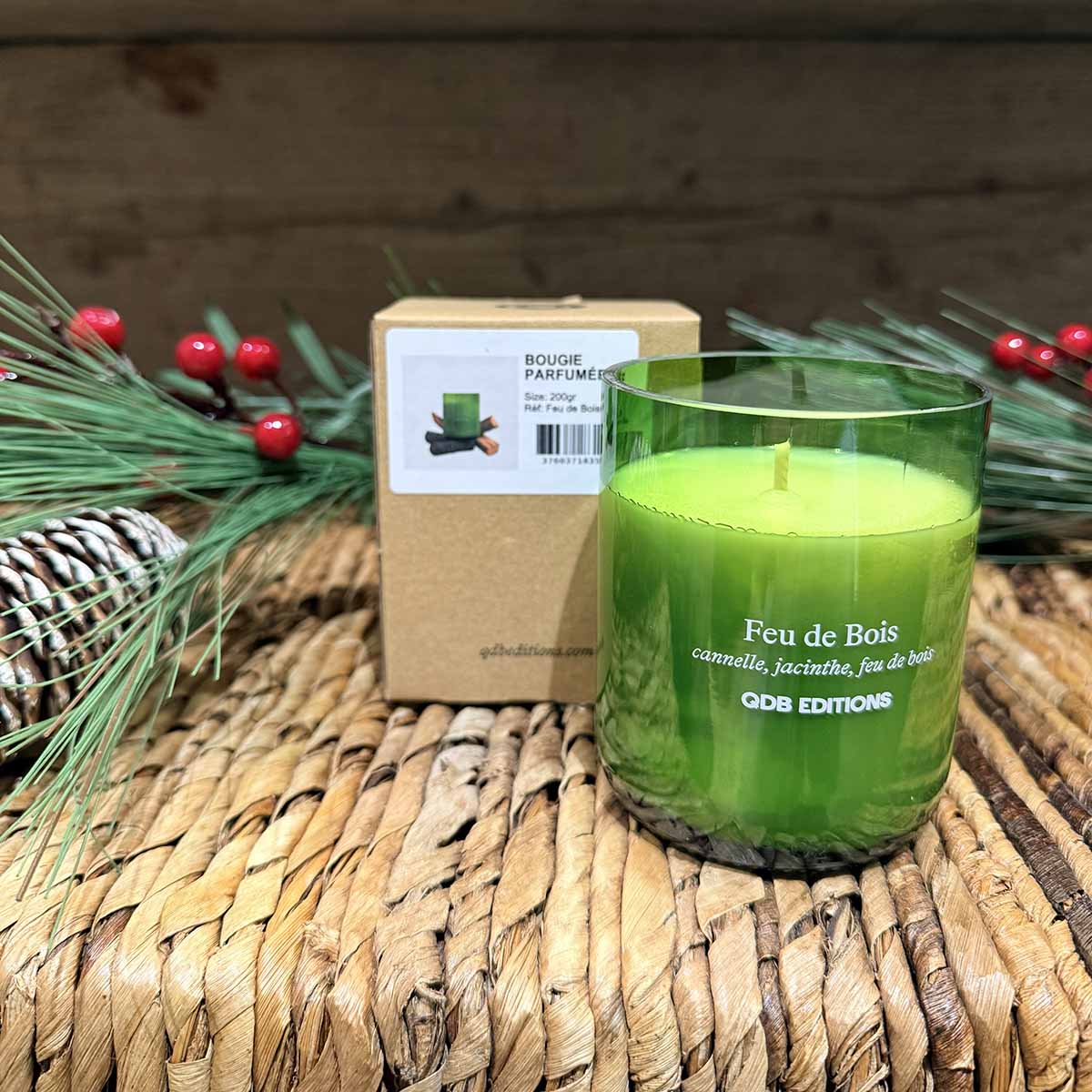 BOUGIE - FEU DE BOIS
