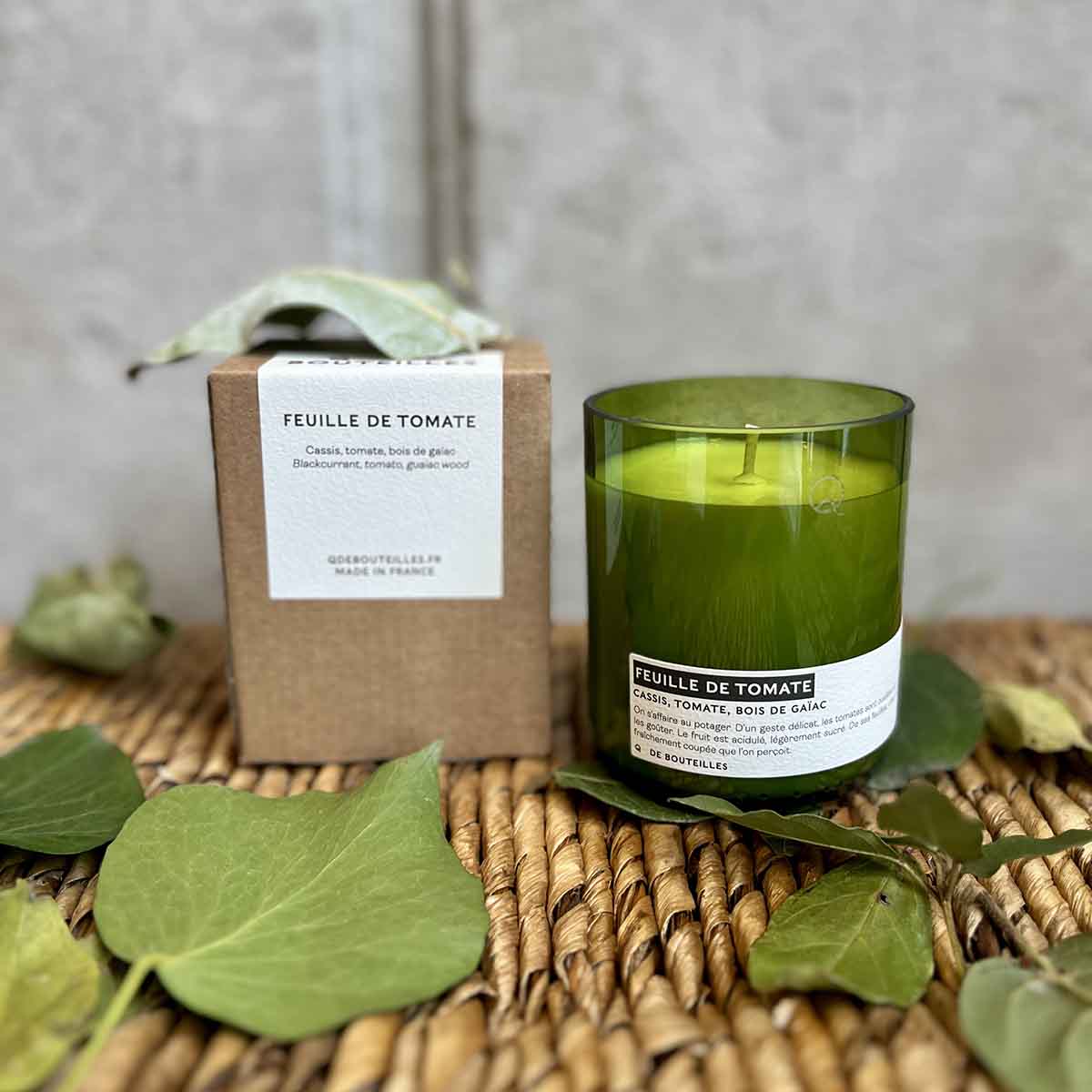 BOUGIE - FEUILLES DE TOMATE