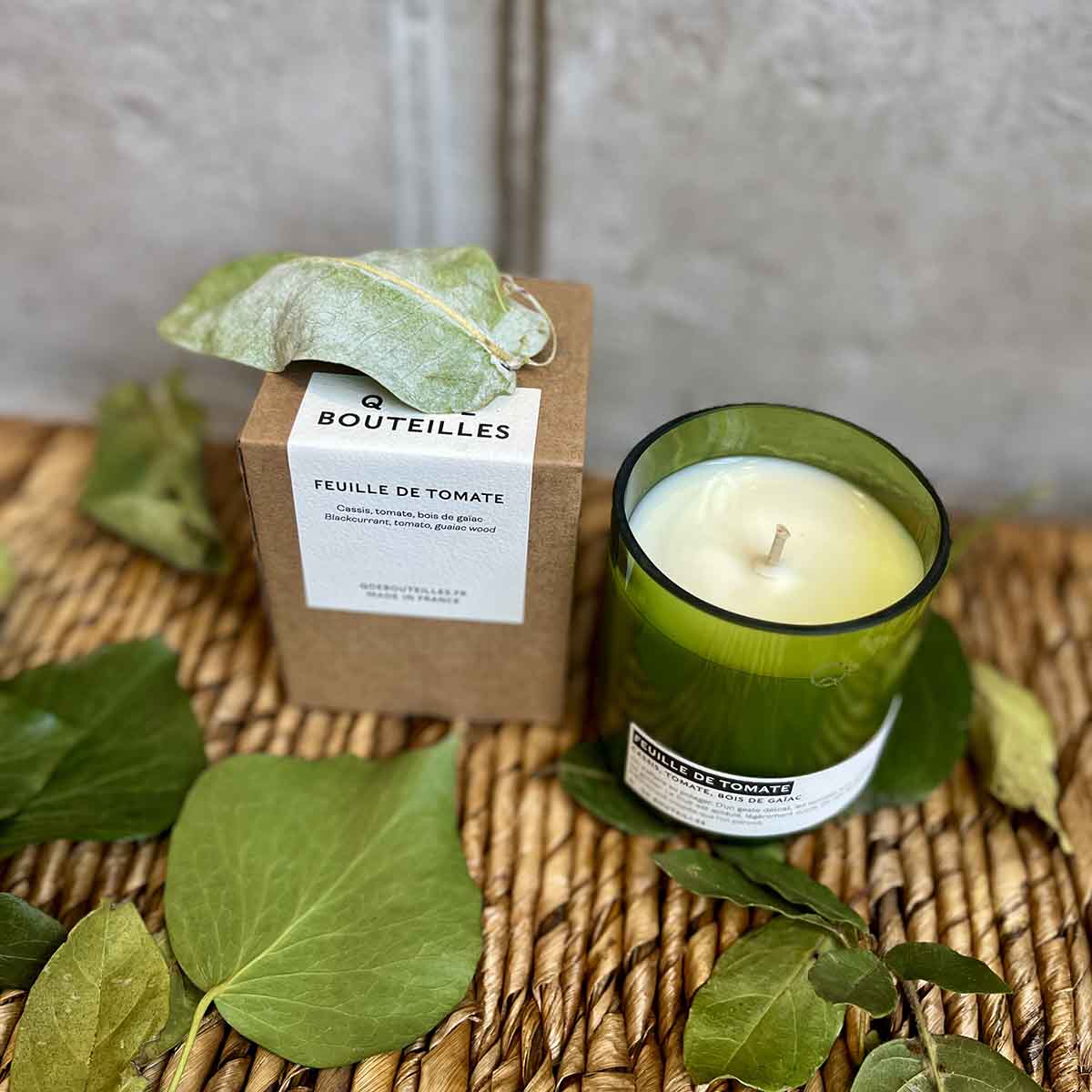 BOUGIE - FEUILLES DE TOMATE