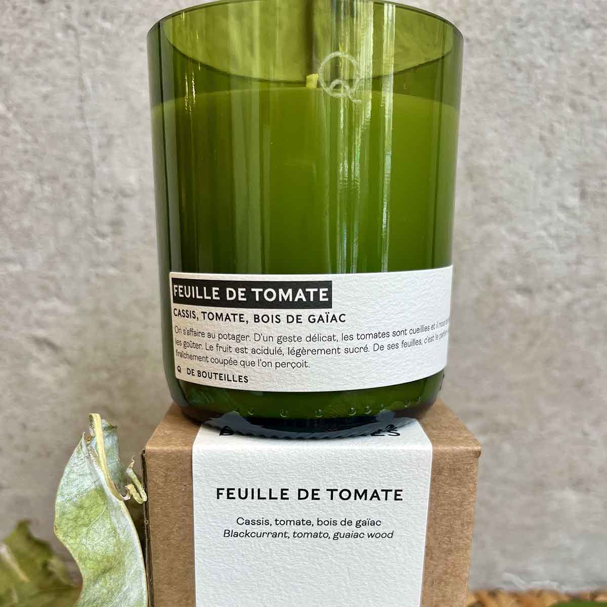 BOUGIE - FEUILLES DE TOMATE