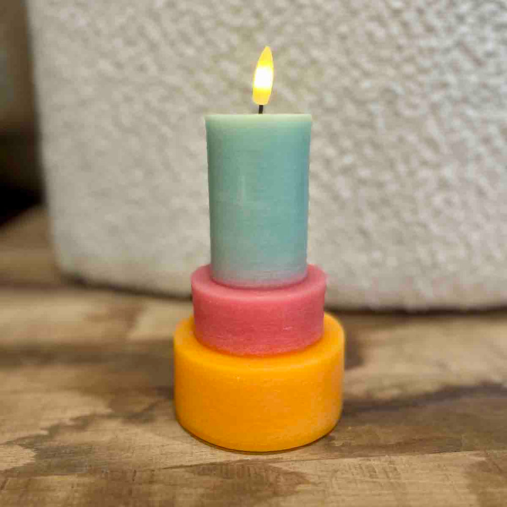 BOUGIE LED COLORÉE