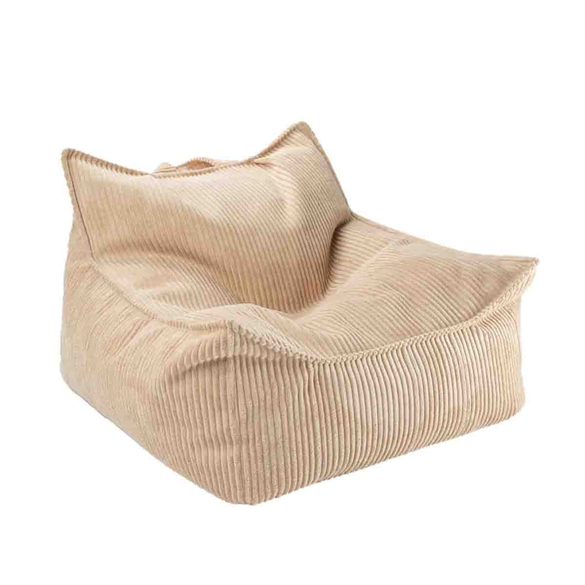 FAUTEUIL POIRE - VELOURS CÔTELÉ