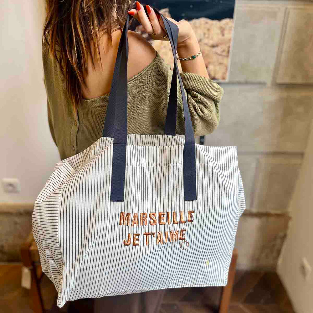 CABAS MARSEILLE JE T'AIME