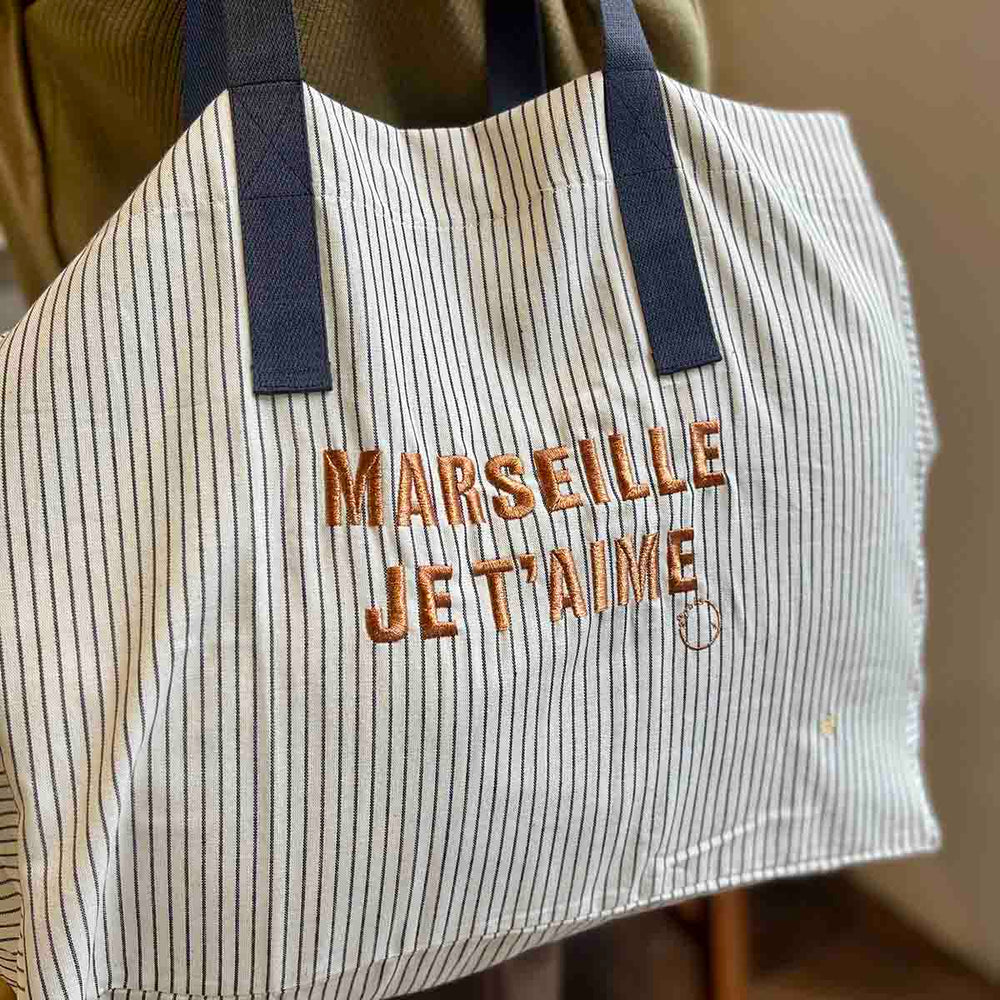 CABAS MARSEILLE JE T'AIME