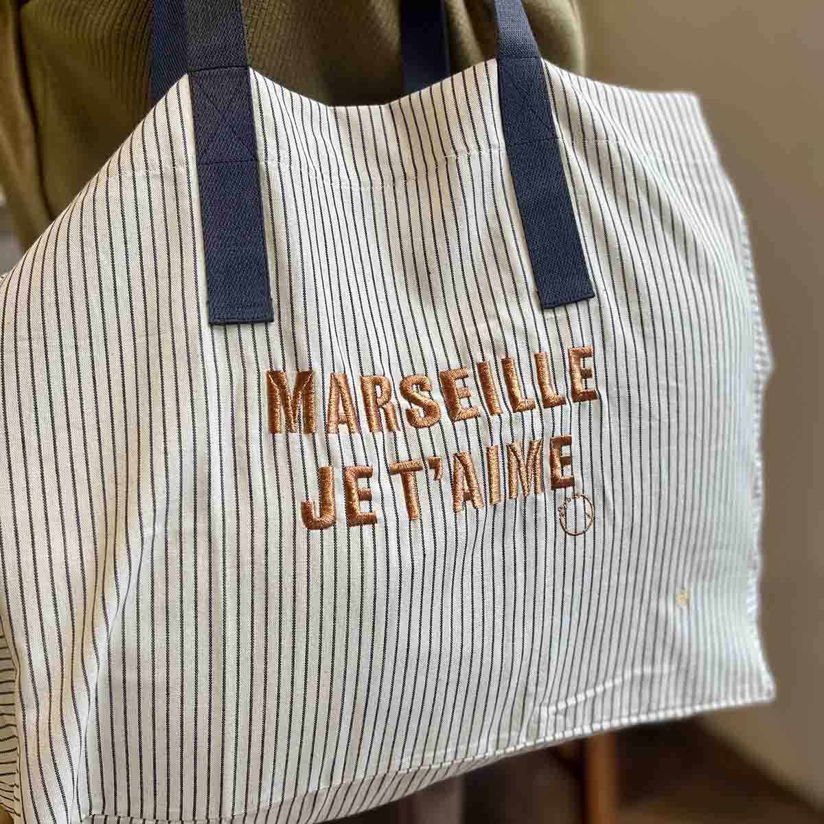 CABAS MARSEILLE JE T'AIME
