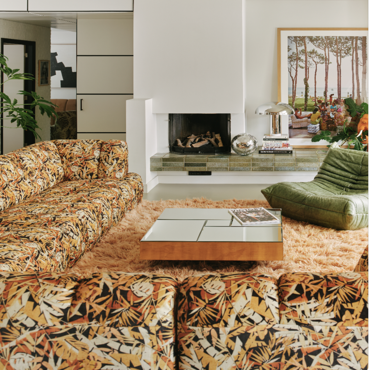 CANAPÉ WAVE PRINTED HOLLYWOOD