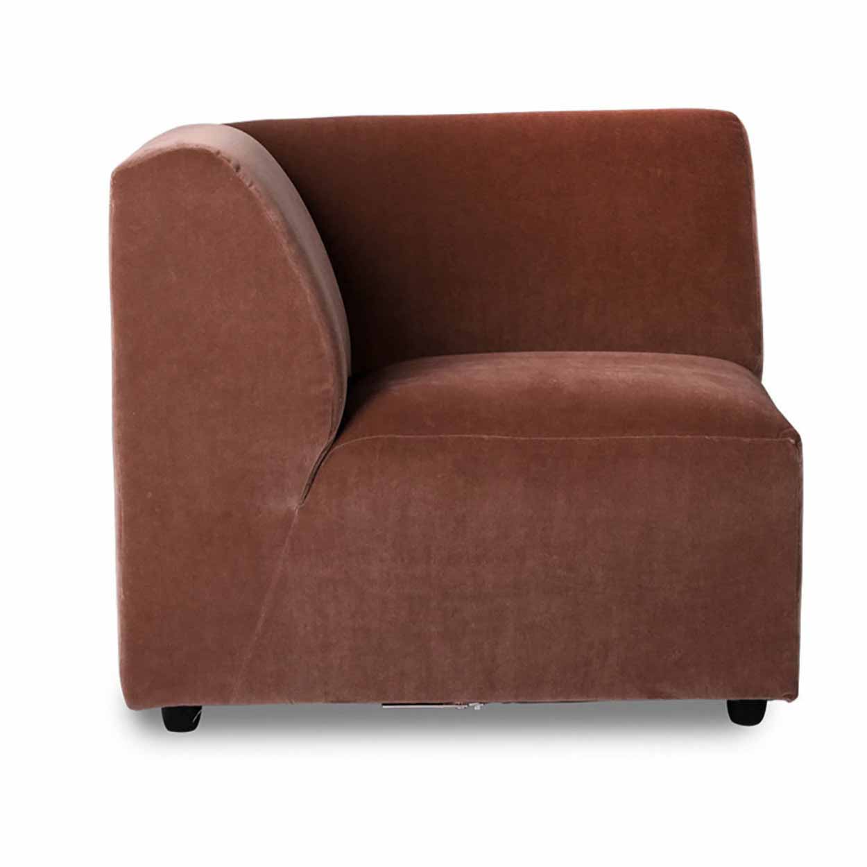 CANAPÉ JAX VELOURS MAGNOLIA