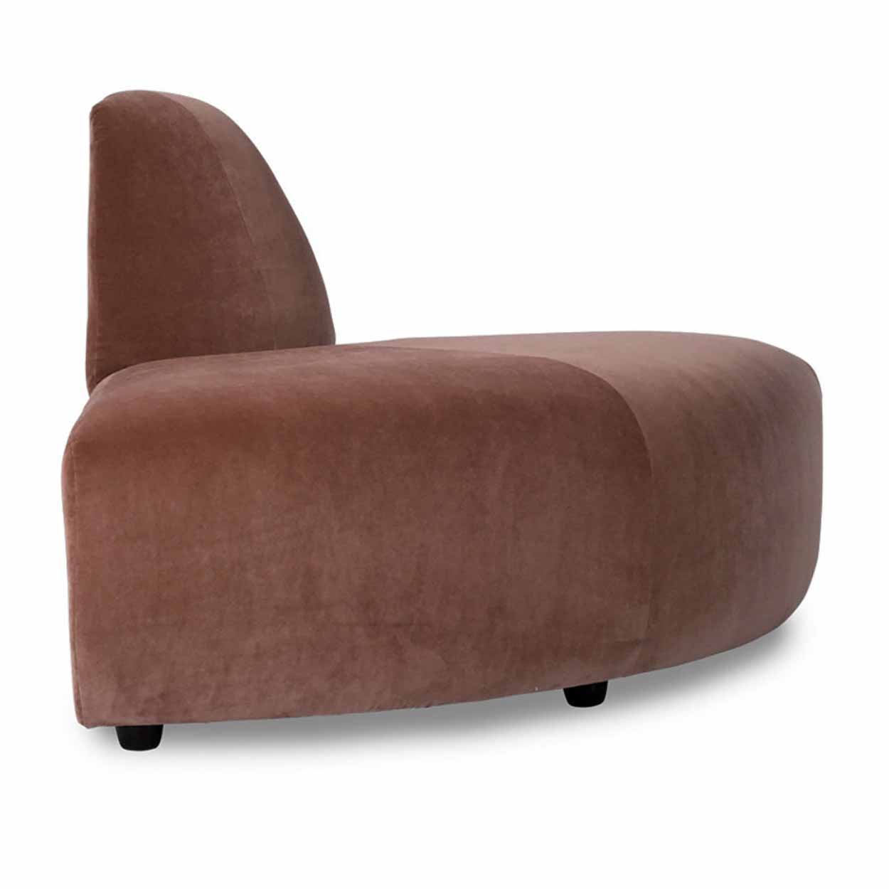 CANAPÉ JAX VELOURS MAGNOLIA
