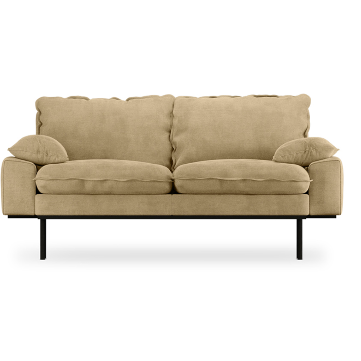 CANAPÉ RÉTRO 2 PLACES - VELOURS