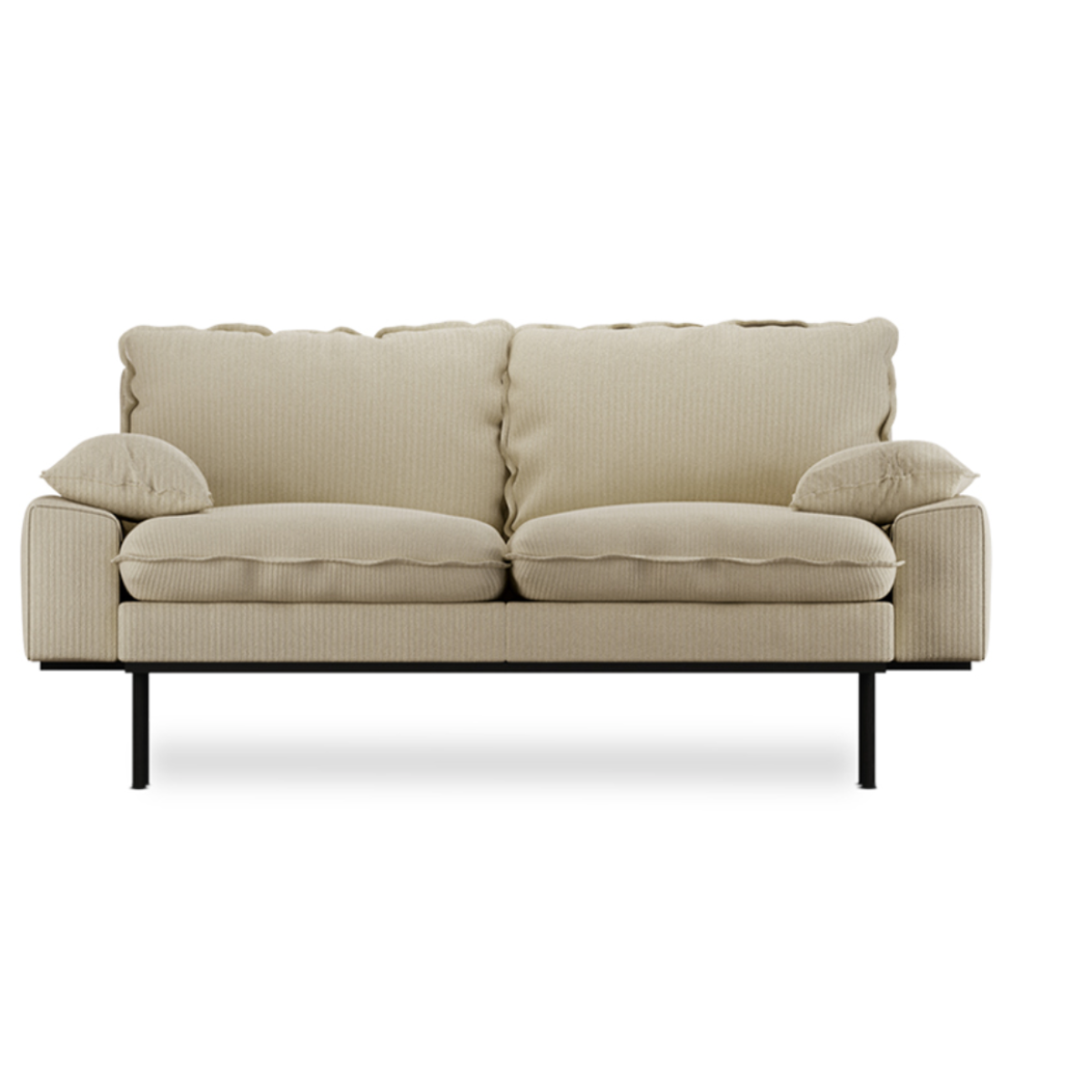 CANAPÉ RÉTRO 2 PLACES - VELOURS