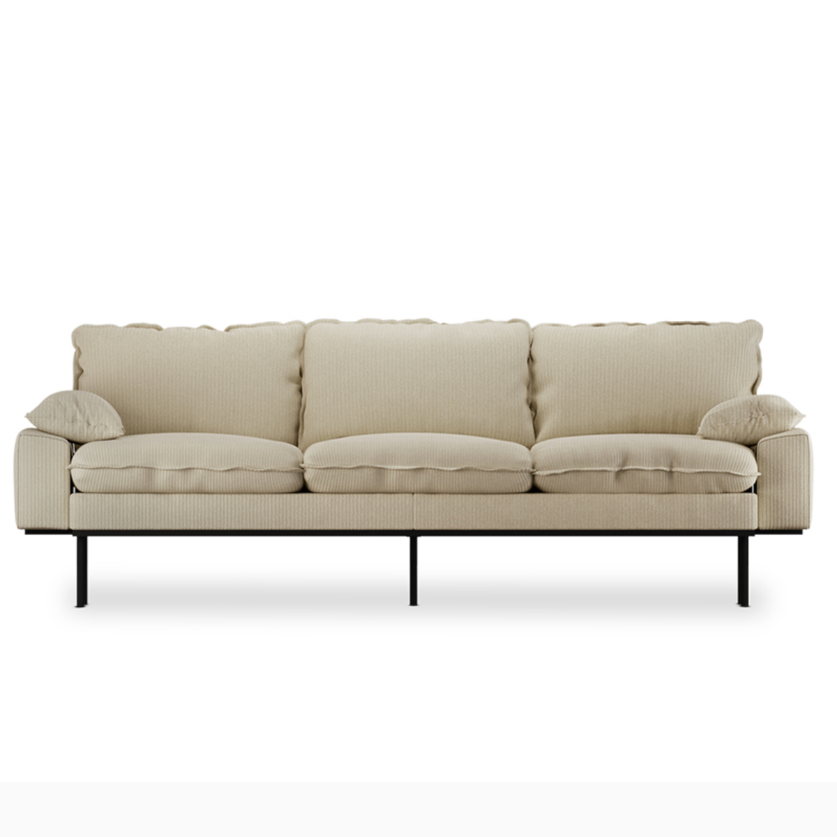 CANAPÉ RÉTRO 3 PLACES - VELOURS