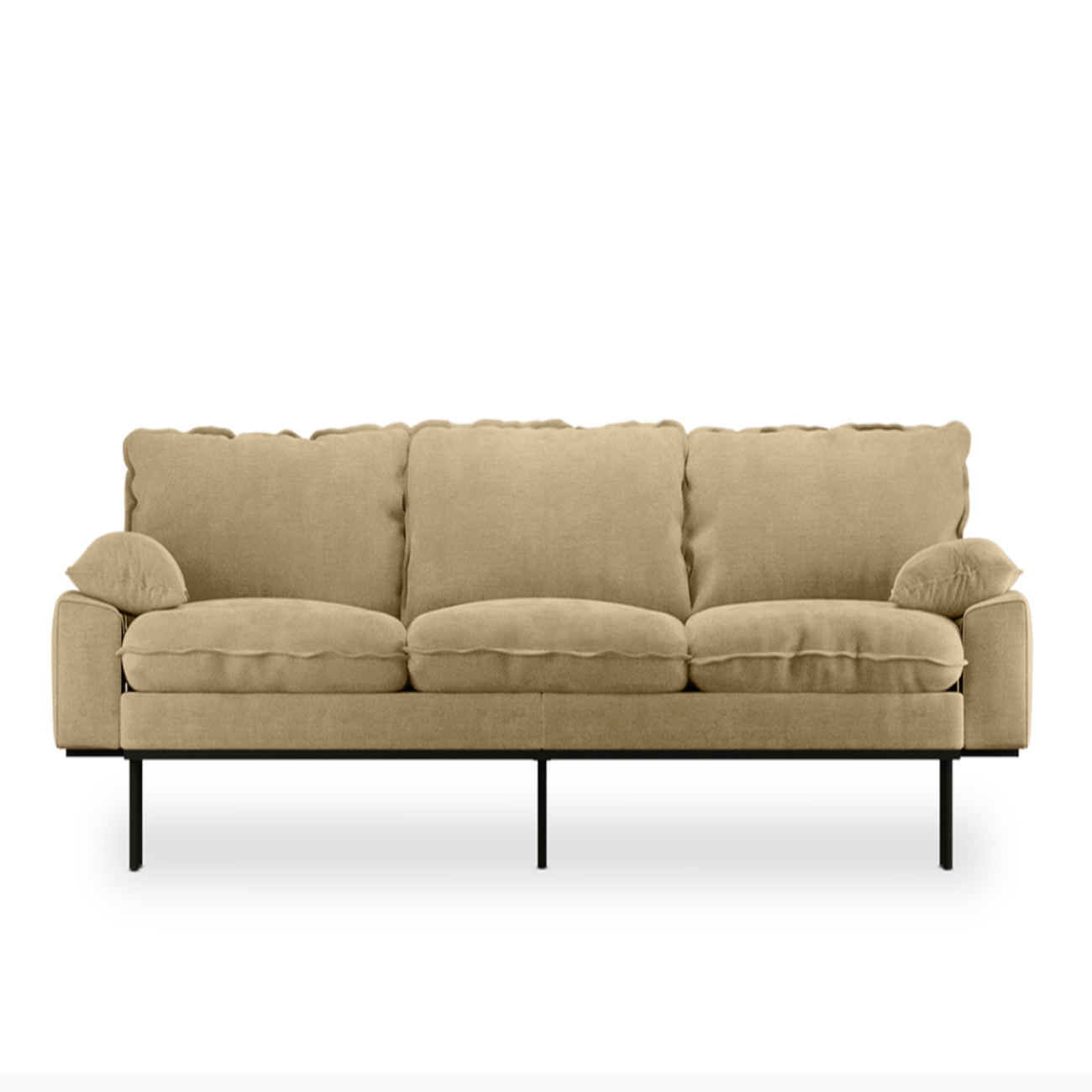 CANAPÉ RÉTRO 3 PLACES - VELOURS