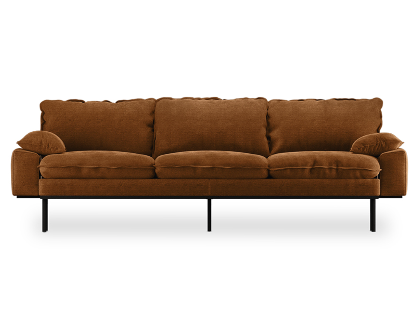 CANAPÉ RÉTRO 4 PLACES - VELOURS