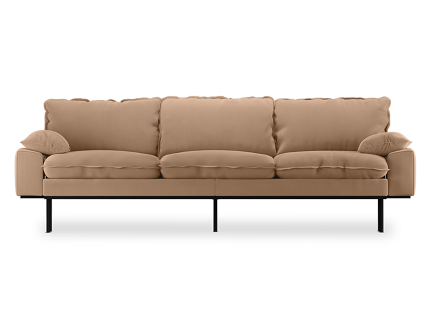 CANAPÉ RÉTRO 4 PLACES - VELOURS