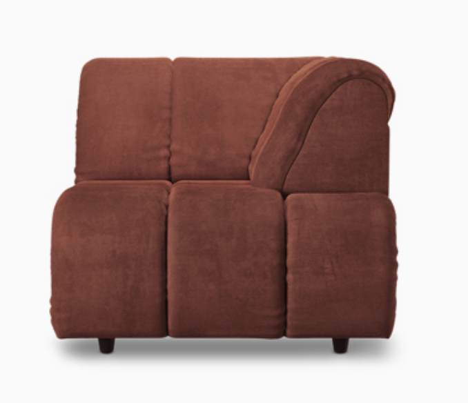 CANAPÉ VELOURS WAVE