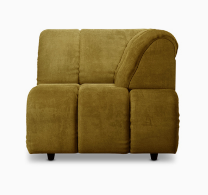 CANAPÉ VELOURS WAVE