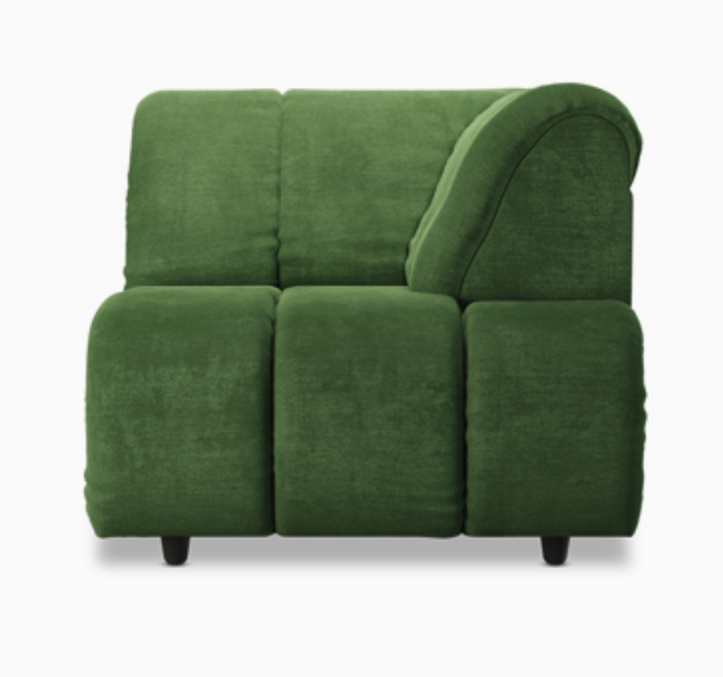 CANAPÉ VELOURS WAVE