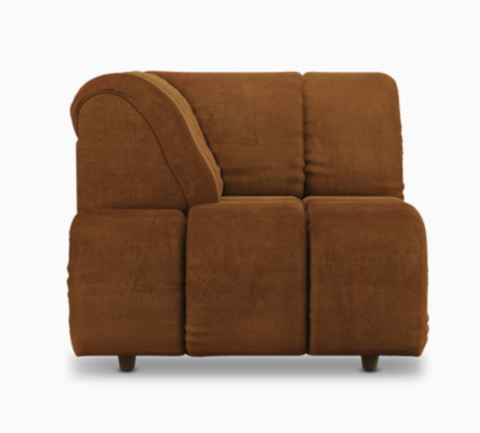 CANAPÉ VELOURS WAVE