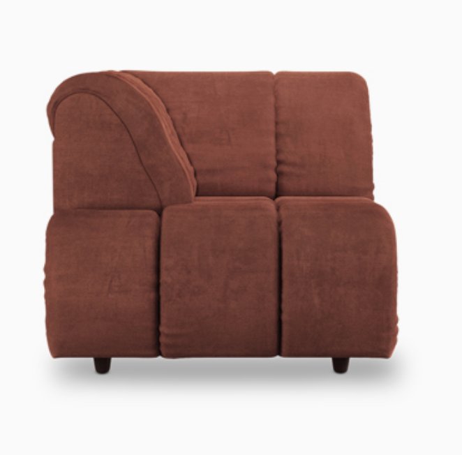 CANAPÉ VELOURS WAVE