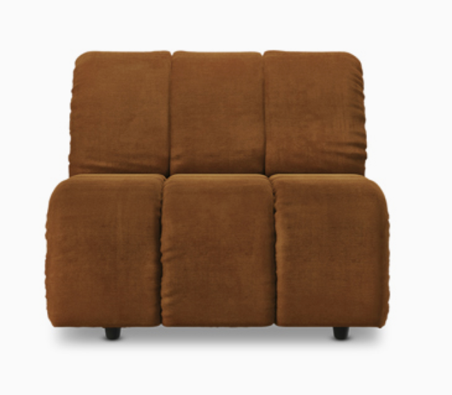 CANAPÉ VELOURS WAVE