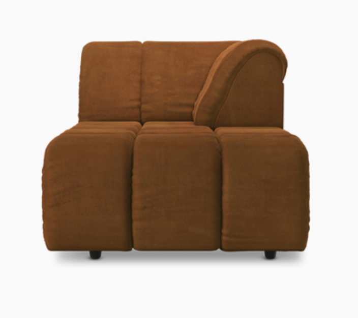 CANAPÉ VELOURS WAVE