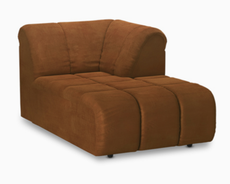 CANAPÉ VELOURS WAVE