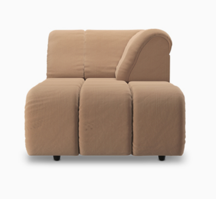 CANAPÉ VELOURS WAVE