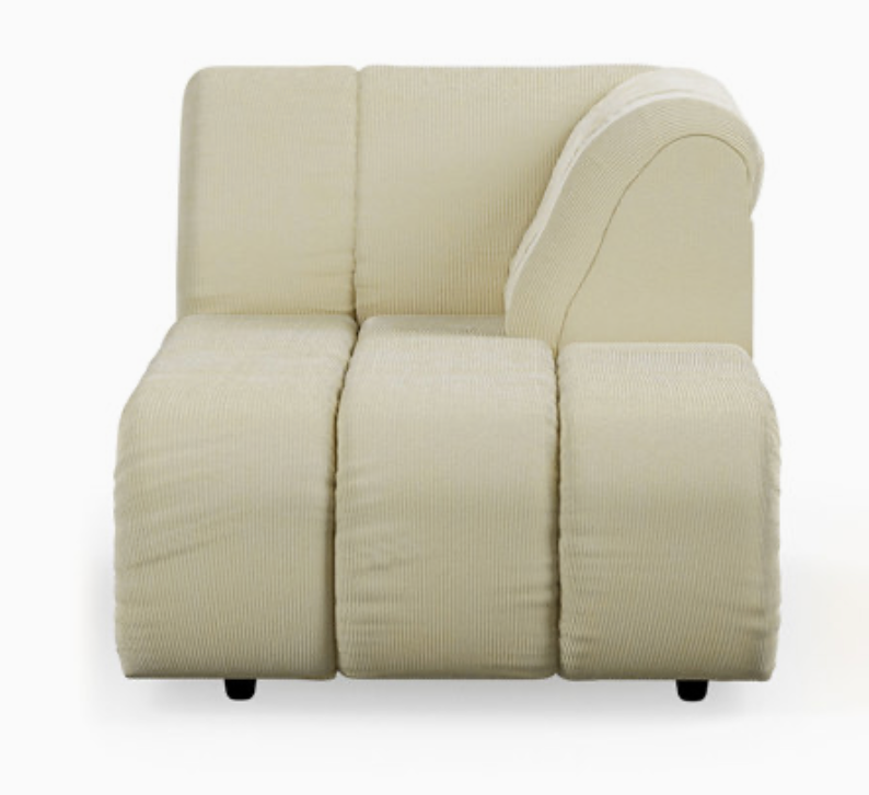 CANAPÉ VELOURS WAVE