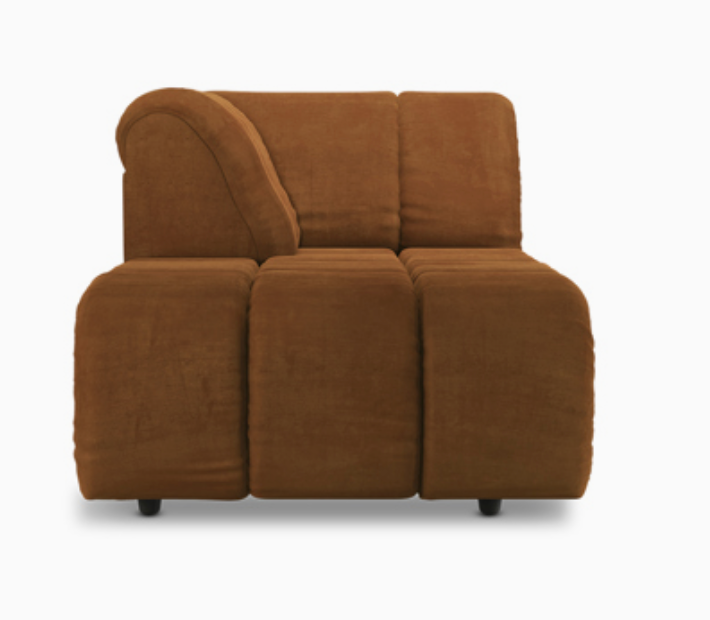 CANAPÉ VELOURS WAVE