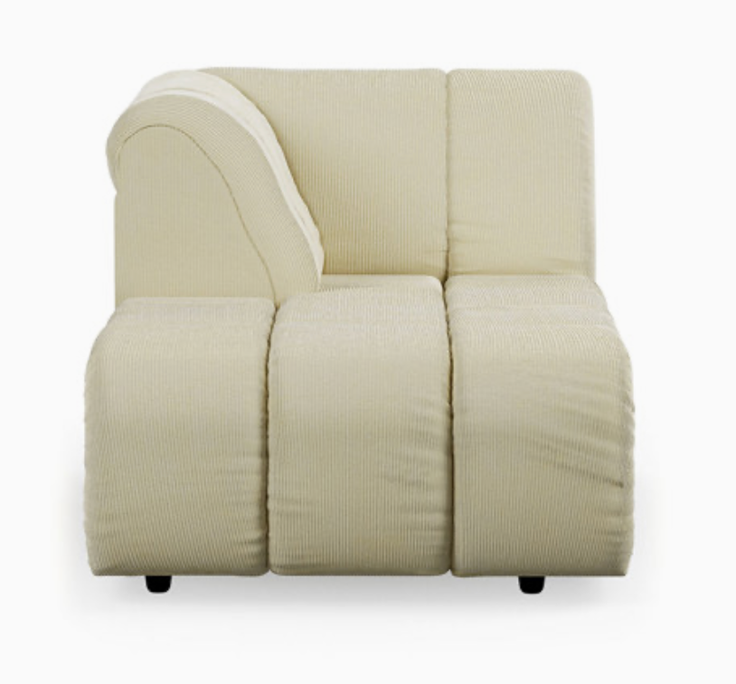 CANAPÉ VELOURS WAVE