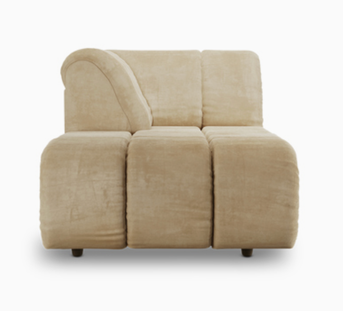 CANAPÉ VELOURS WAVE