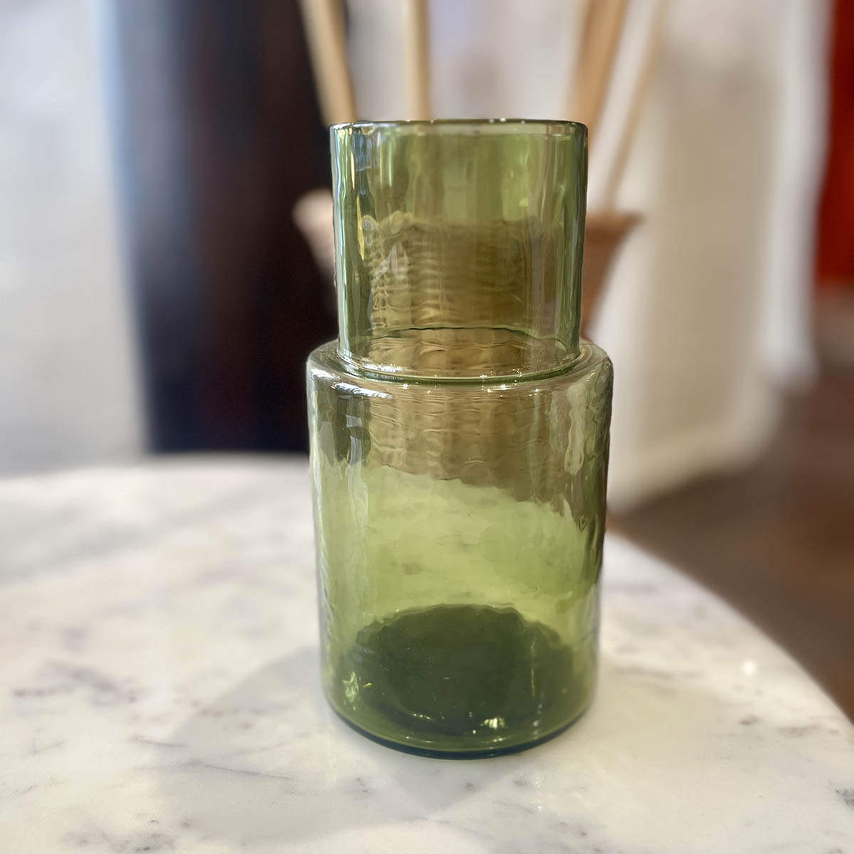 CARAFE TUBE OLIVE