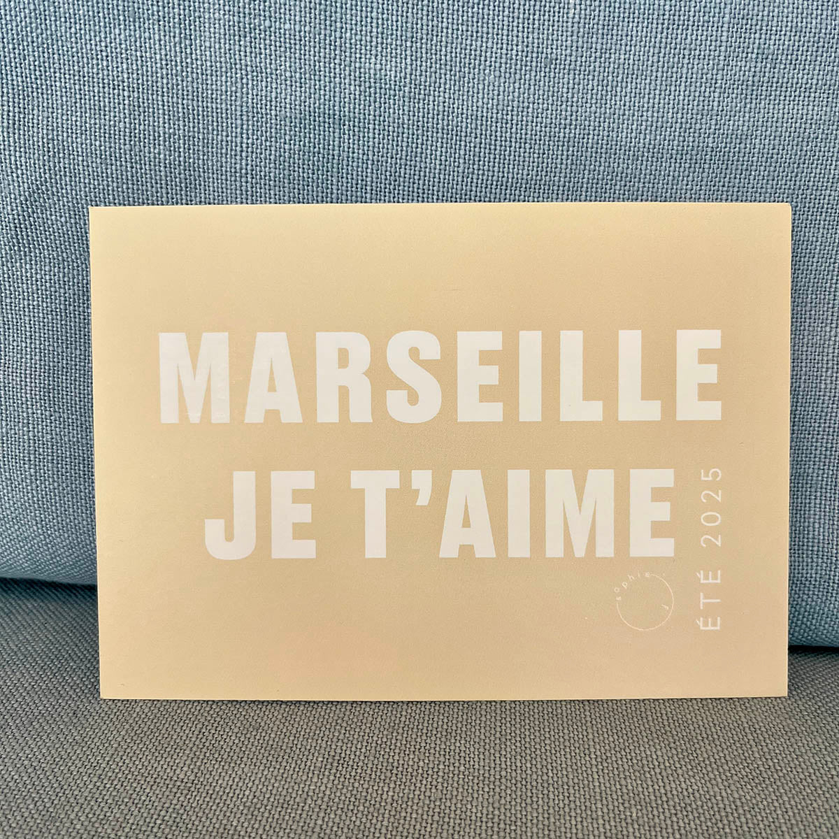MARSEILLE JE T'AIME - PAILLE