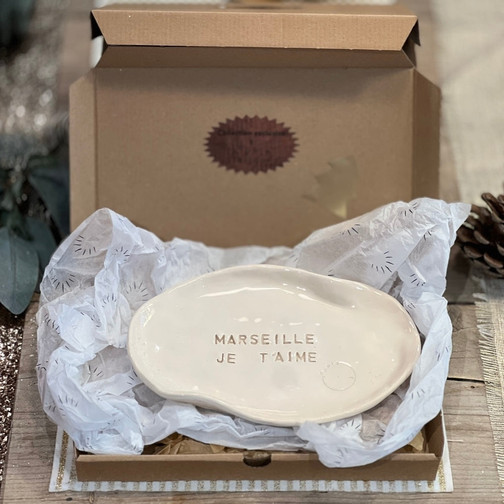 ASSIETTE DÉCORATIVE - MARSEILLE JE T'AIME