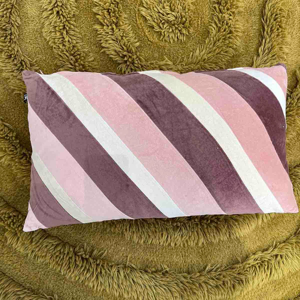 COUSSIN RAYURES ROSE