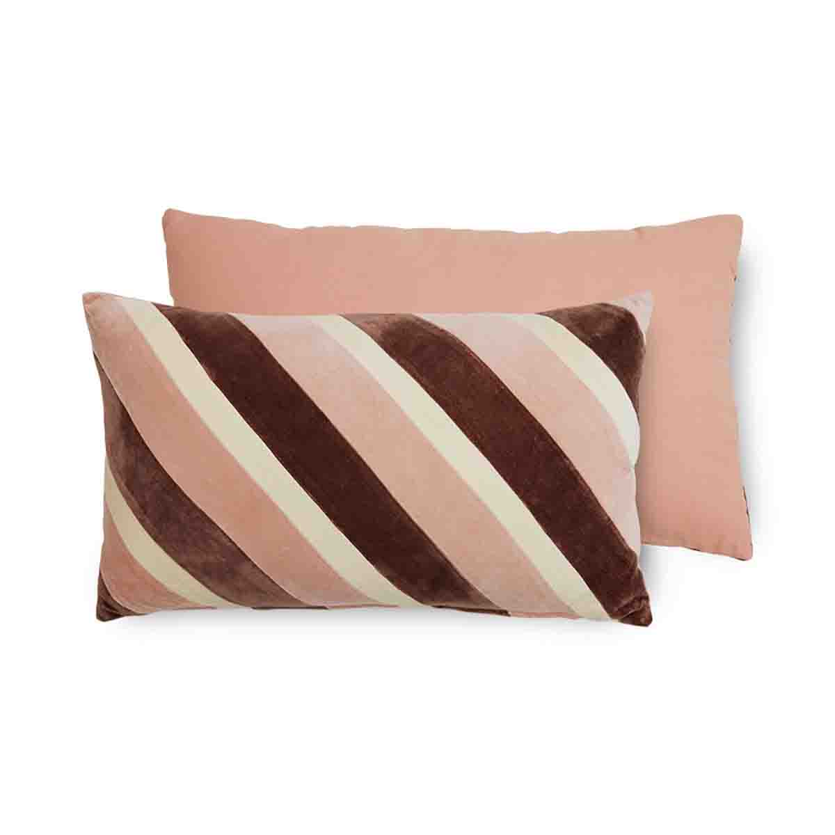 COUSSIN RAYURES ROSE