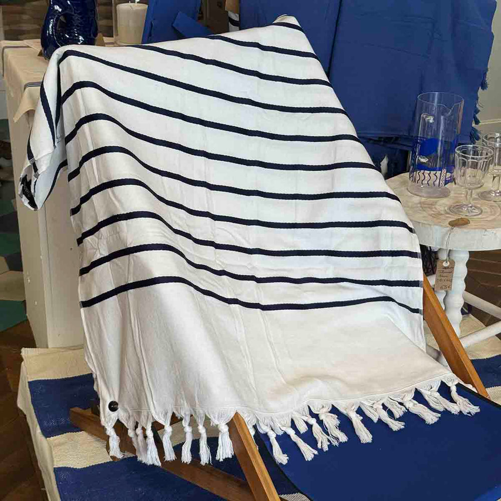 DRAP DE PLAGE MARINIÈRE
