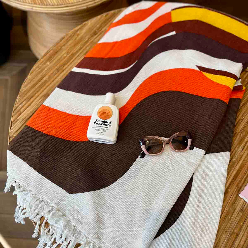 DRAP DE PLAGE HALO CUIVRE