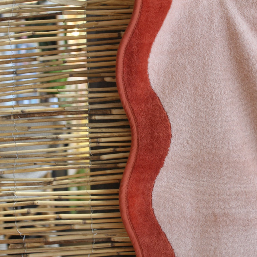 DRAP DE PLAGE RIVIE - ROSE